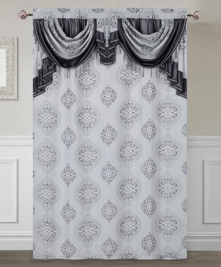 Gabriela Curtain with Attached Valance