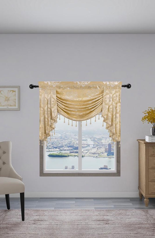 Mina Swag Valance - 39” - Stylish Curtains