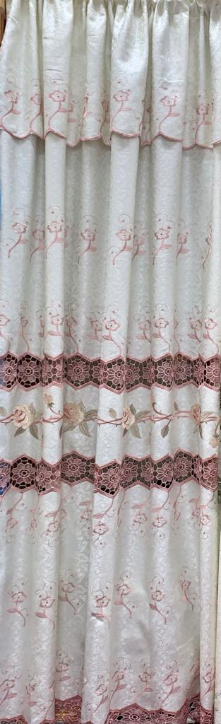 Malaika Curtain with attached Valance