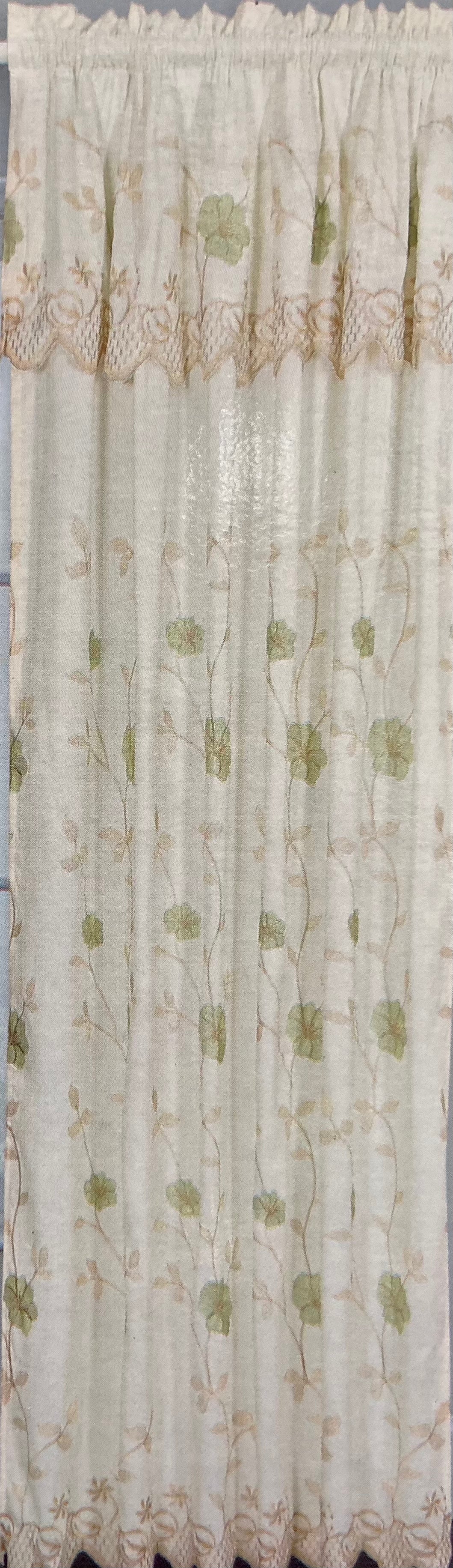 Allison Curtain with Attached Valance