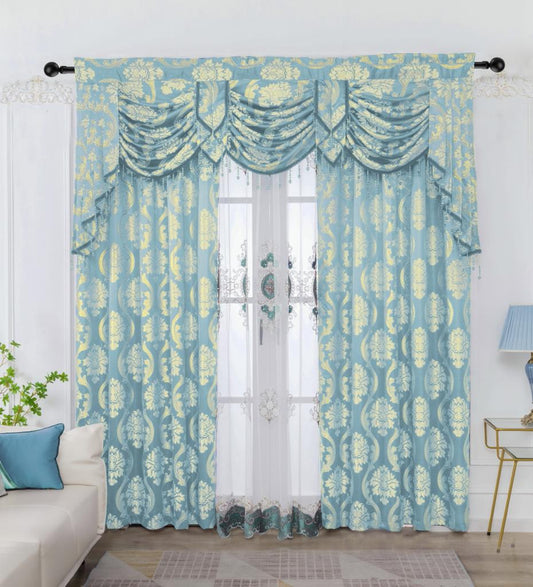 Mina Curtain Set - 78" - Stylish Curtains