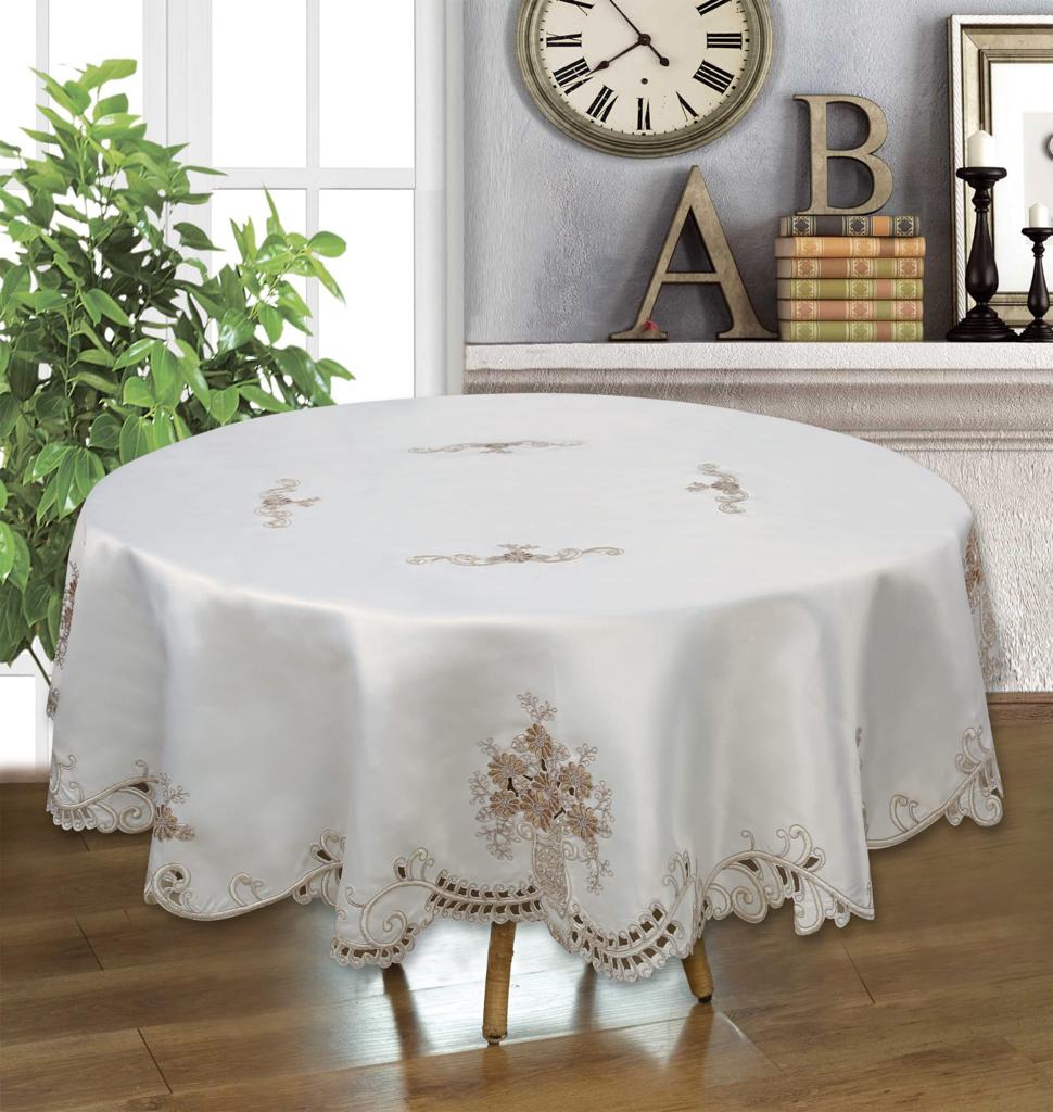 Camila Embroidered Tablecloth