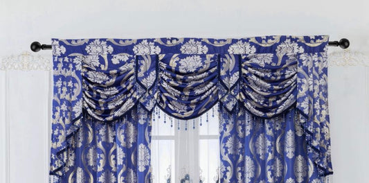 Mina Swag Valance - 78” - Stylish Curtains